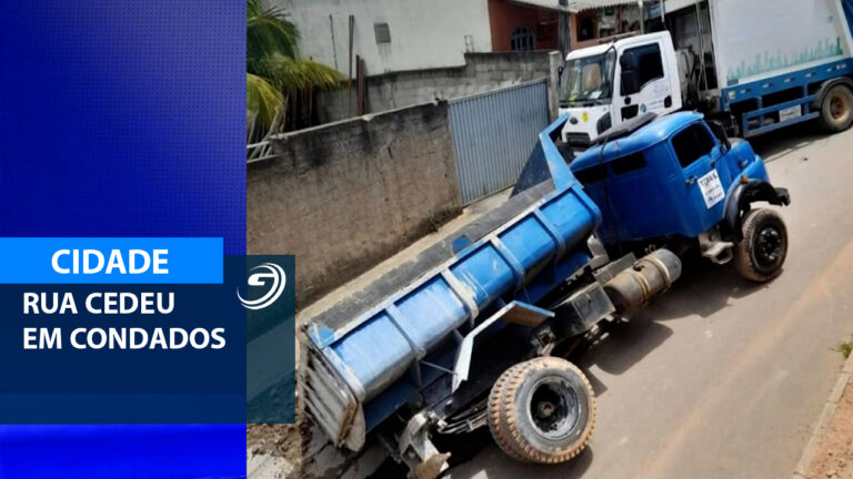 CAMINHOES TOMBAM APOS ASFALTO CEDER EM CONDADOS_01