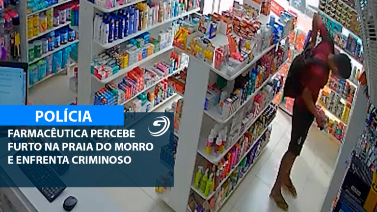 CASO DE POLICIA FURTO FARMACIA PRAIA DO MORRO 13 03
