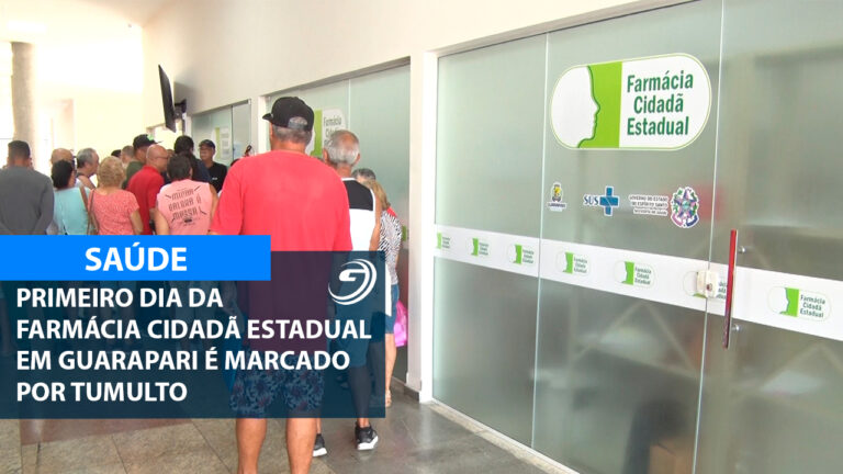 FARMACIA ESTADUAL REGISTRA TUMULTO