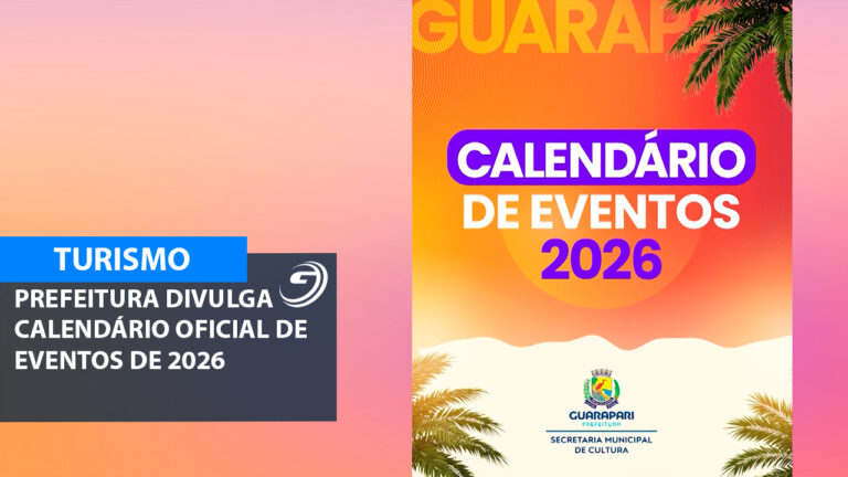PREFEITURA LANÇA CALENDARIO DE EVENTOS