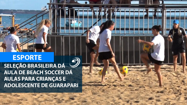 SELECAO BEACH SOCCER REALIZA MAIS OFICINAS ESTUDANTES