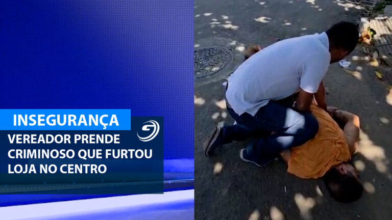 VEREADOR CAPTURA ACUSADO DE FURTO