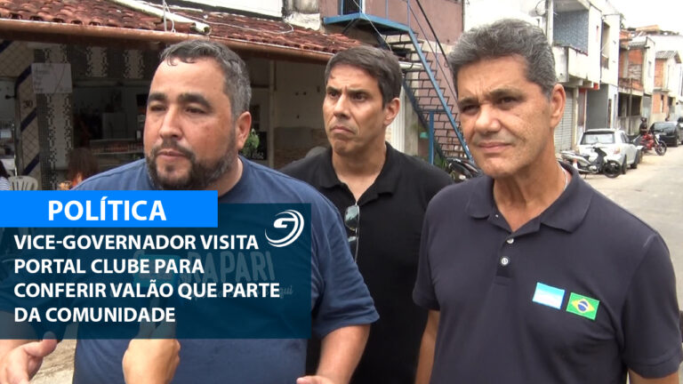 VICE GOVERNADOR VISITA BAIRRO PORTAL CLUB