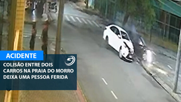 CARROS BATEM EM CRUZAMENTO PRAIA DO MORRO