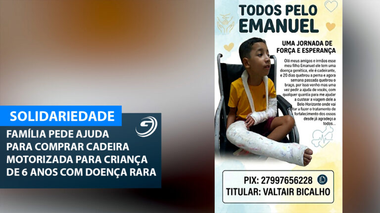 FAMILIA PEDE AJUDA PARA TRATAMENTO DE CRIANCA