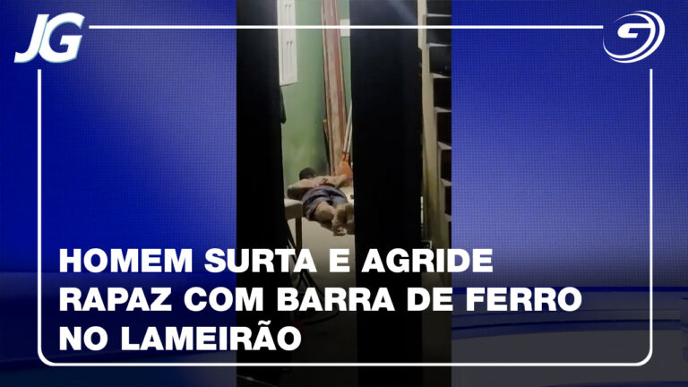 HOMEM SURTA E AGRIDE PESSOA NO LAMEIRAO