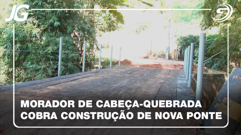 MORADORES PEDEM PONTE DE CONCRETO CABECA QUEBRADA