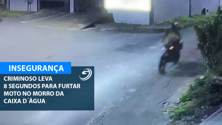 MOTO FURTADA MORRO DA CAIXA DAGUA