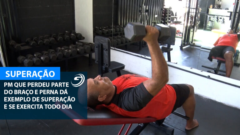 PM RECOMECA APOS PERDER PERNA E BRACO EM ACIDENTE