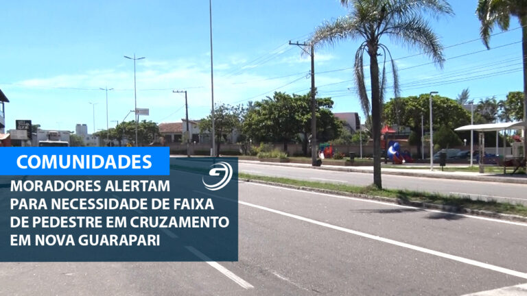 REPORTER NOS BAIRROS FAIXA PEDESTRES NOVA GUARAPARI 03 04