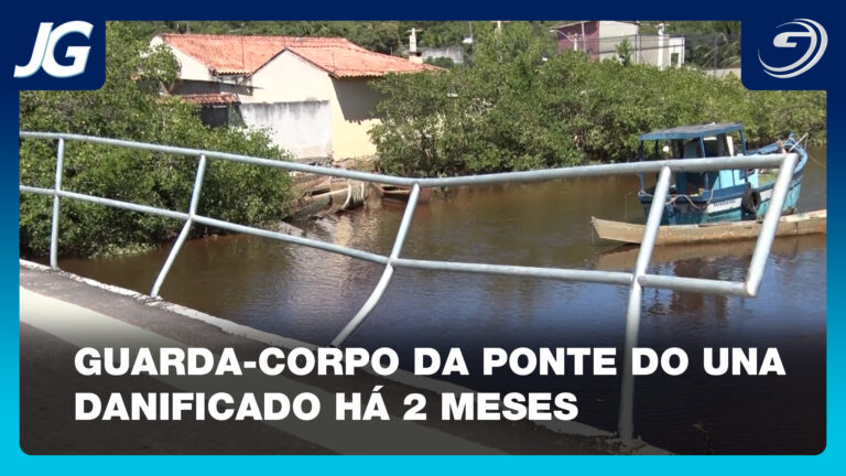 REPORTER NOS BAIRROS GUARDA CORPO PONTE UNA 15 04