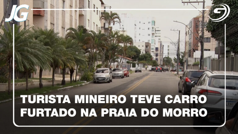 TURISTA TEM CARRO FURTADO NA PRAIA DO MORRO