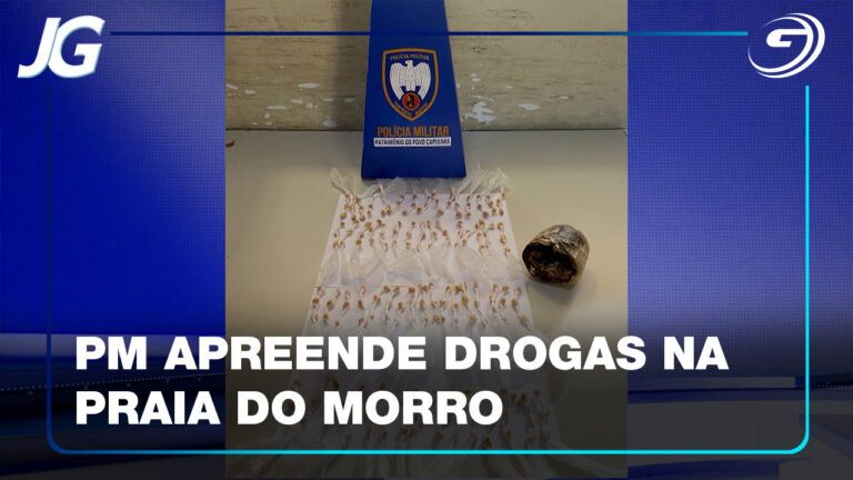 APREENSAO DROGAS PRAIA DO MORRO