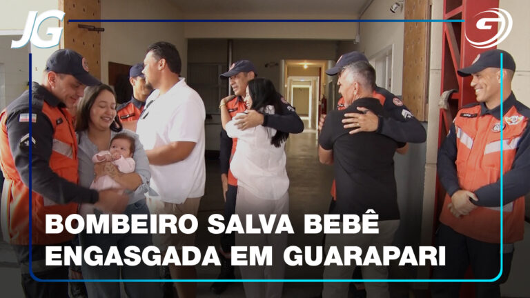 CRIANCA ENGASGA SALVA POR BOMBEIROS DE GUARAPARI