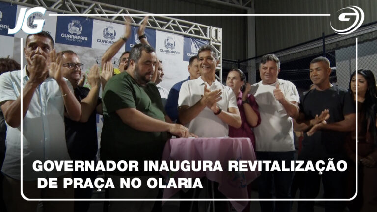 GOVERNADOR PARTICIPA INAUGURACAO PRACA OLARIA