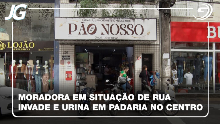 MORADORA DE RUA URINA EM PADARIA NO CENTRO