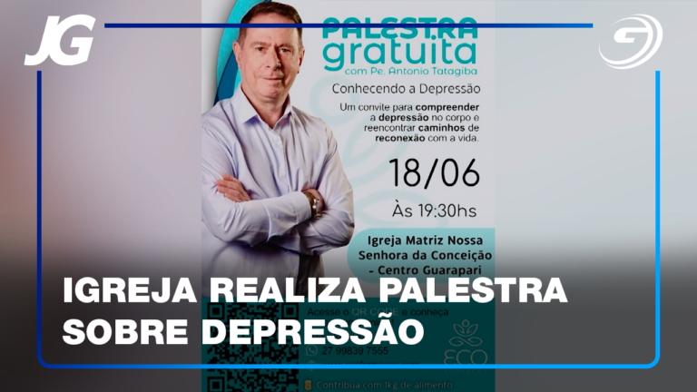 A PALESTRA ACONTECE NA MATRIZ NOSSA SENHORA DA CONCEIÇÃO, NO CENTRO