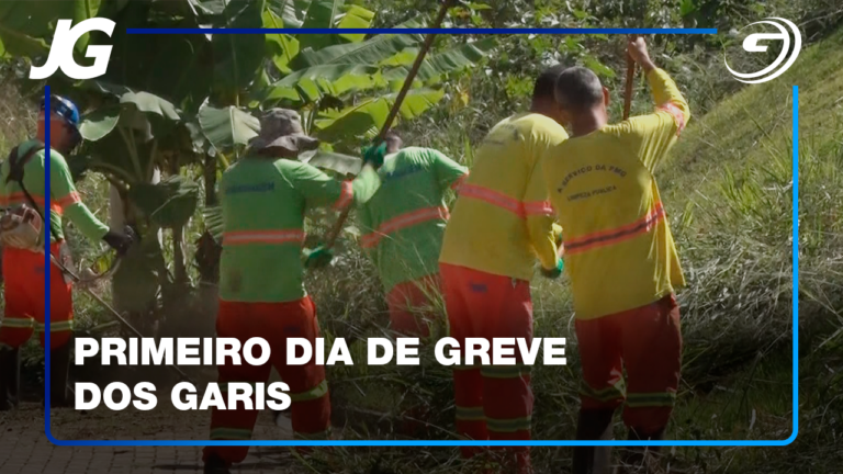 COM A GREVE, PRESIDIÁRIOS DO SEMIABERTO AJUDAM A MANTER A CIDADE LIMPA