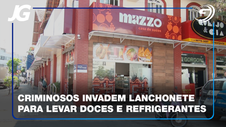 CRIMINOSOS CARREGARAM O QUE PODIAM DE UMA LANCHONETE EM MUQUIÇABA