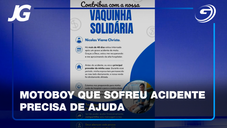 FAMÍLIA FEZ UMA VAQUINHA PARA AJUDAR A COBRIR OS CUSTOS COM REMÉDIOS E FISIOTERAPIA