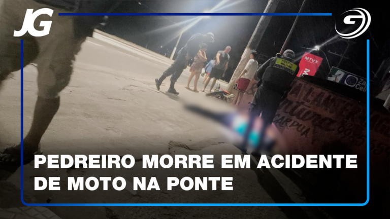 HOMEM DE 44 ANOS PERDEU O CONTROLE DA MOTO E BATEU EM UM MURO