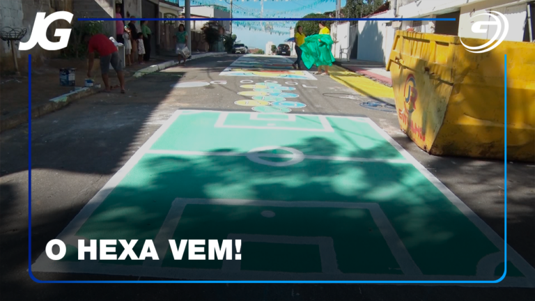 MORADORES DE GUARAPARI DECORAM AS RUAS EM APOIO AO BRASIL NA COPA DO MUNDO