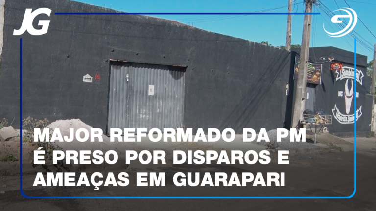 O MAJOR TEVE UM ATAQUE DE FÚRIA DEPOIS DE UMA DENÚNCIA DE PERTURBAÇÃO DO SOSSEGO