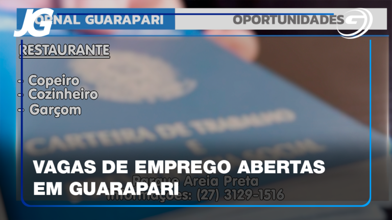 SEMANA COMEÇA COM MUITAS OPORTUNIDADES PARA SAIR DO DESEMPREGO