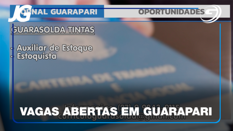 SEMANA TERMINANDO COM MUITAS OPORTUNIDADES DE EMPREGO