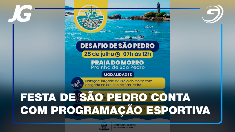 SERÃO TRÊS MODALIDADES NATAÇÃO CORRIDA E CANOA HAVAIANA