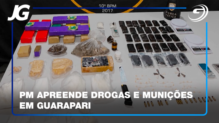 ALÉM DO MATERIAL USADO PELO TRÁFICO, A PM APREENDEU UMA SCOOTER COM RESTRIÇÃO