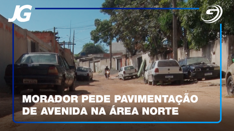 AVENIDA MONTE SERRAT NÃO FOI TODA PAVIMENTADA