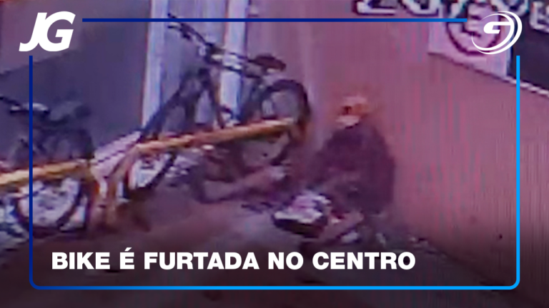 CRIMINOSO CONSEGUIU ARROMBAR COM FACILIDADE O CADEADO QUE PRENDIA A BICICLETA