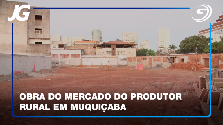 A OBRA FOI RETOMADA DEPOIS DE TER SIDO PARALISADA EM 2024