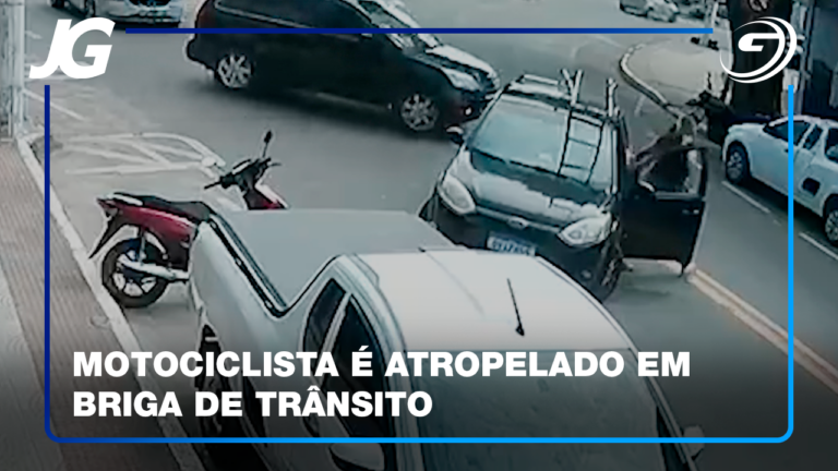ESPOSA DO MOTOCICLISTA PERSEGUIU O MOTORISTA DO CARRO, QUE FUGIU DO LOCAL