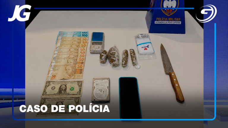 PM APREENDE DROGAS NO BAIRRO ITAPEBUSSU