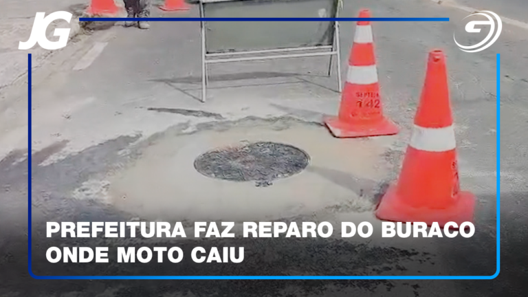 PREFEITURA REPÔS TAMPA DA CAIXA DE PASSAGEM, APÓS ACIDENTE COM MOTO NA PONTE