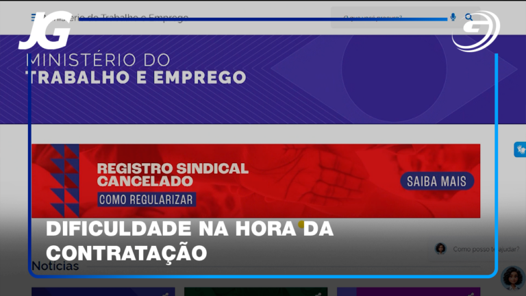 SOBRAM OPORTUNIDADES E FALTA MÃO DE OBRA