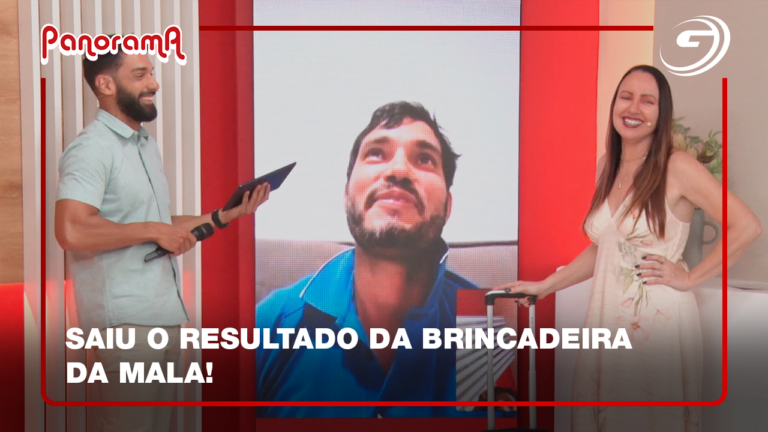 Saiu o resultado da brincadeira da mala