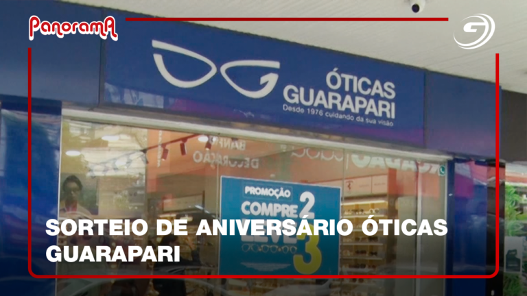 Sorteio de Aniversário Óticas Guarapari