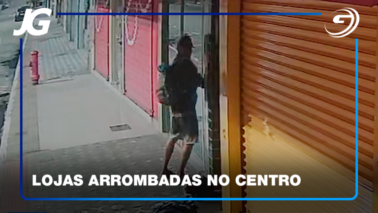 CRIMINOSOS INVADIRAM E FURTARAM DUAS LOJAS DURANTE A MADRUGADA