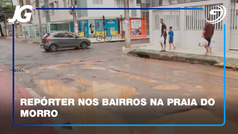 MORADORES RECLAMAM DAS CONDIÇÕES DA AV