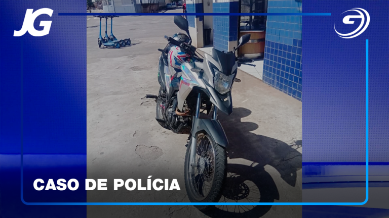 MOTO É FURTADA NO MORRO DA CAIXA D'ÁGUA