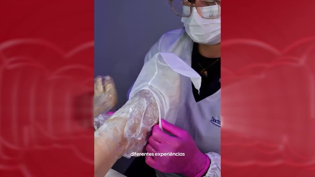 Atendimento de podologia na Doctor Feet Guarapari