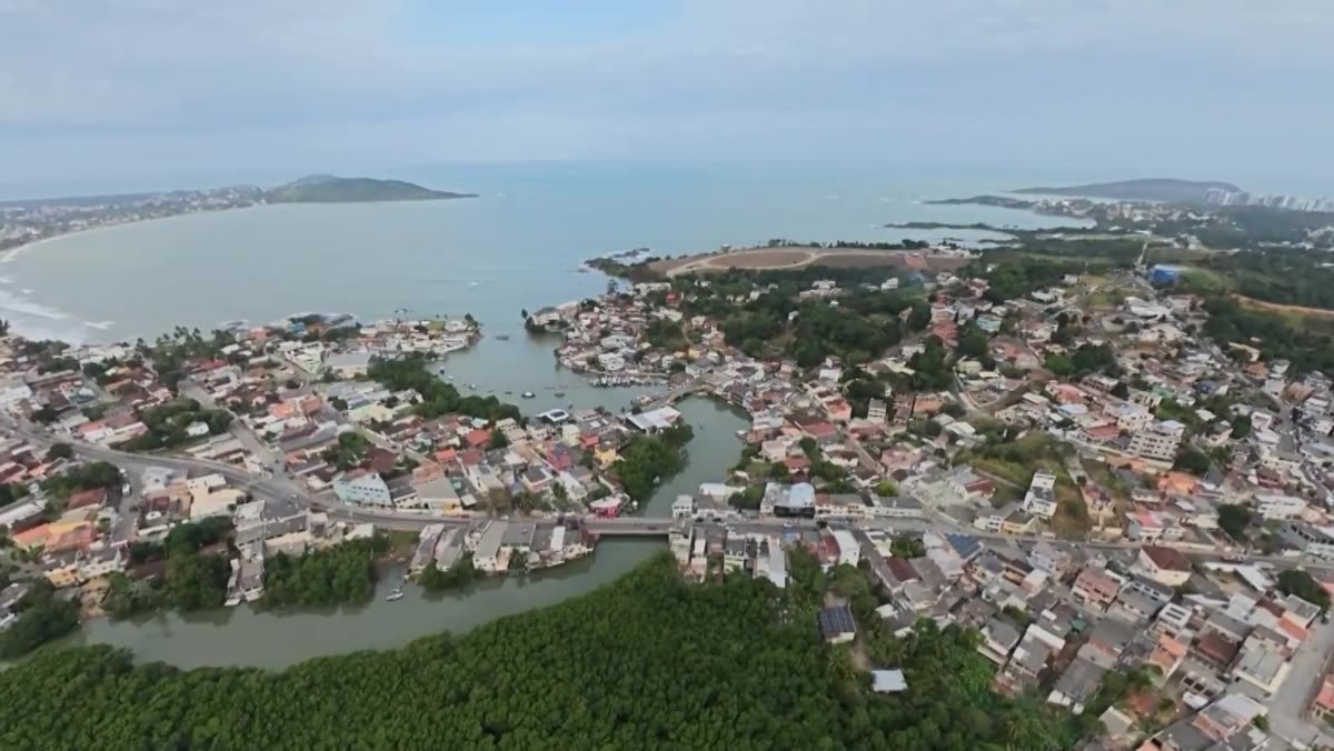 Rua do bairro Perocão, em Guarapari