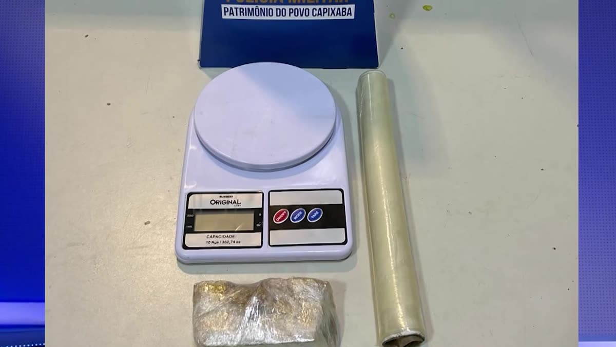 Porção de crack apreendida pela Força Tática
