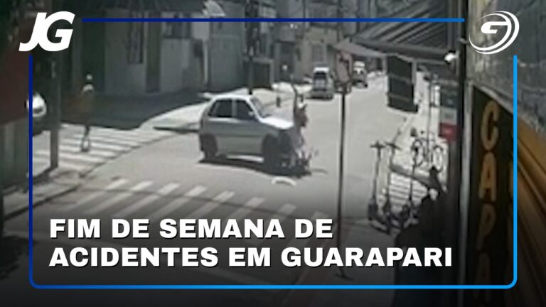 FIM DE SEMANA DE ACIDENTES EM GUARAPARI
