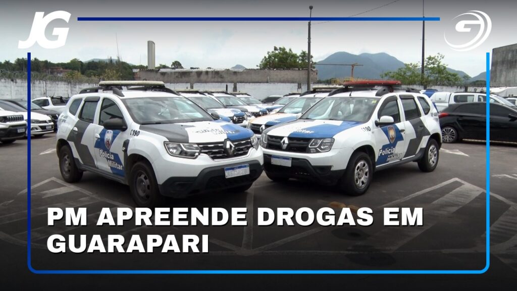 PM APREENDE DROGAS EM GUARAPARI