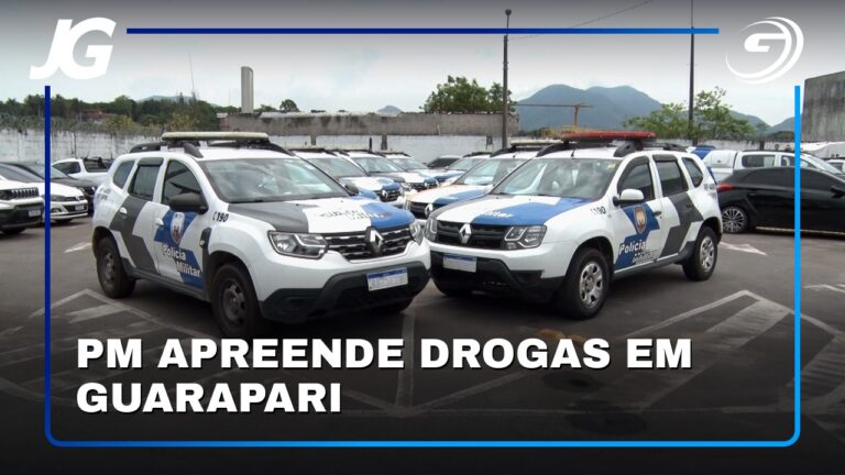 PM APREENDE DROGAS EM GUARAPARI