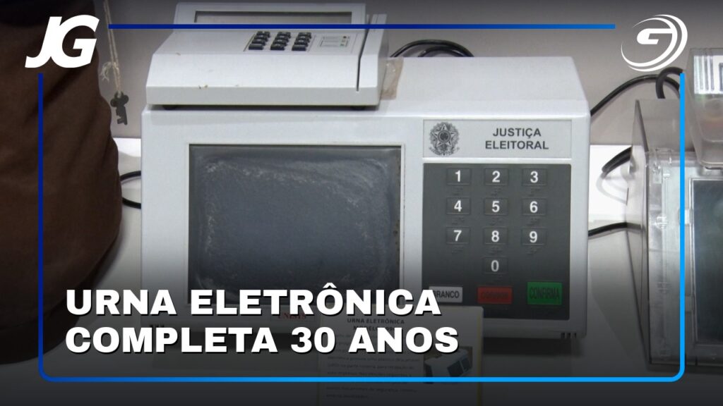 URNA ELETRÔNICA COMPLETA 30 ANOS